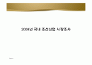 2008년 국내 조선산업 시장현황조사자료 1페이지
